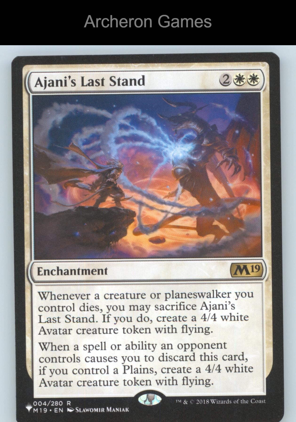 Ajani's Last Stand 004/280 R MTG Card The List Reprints