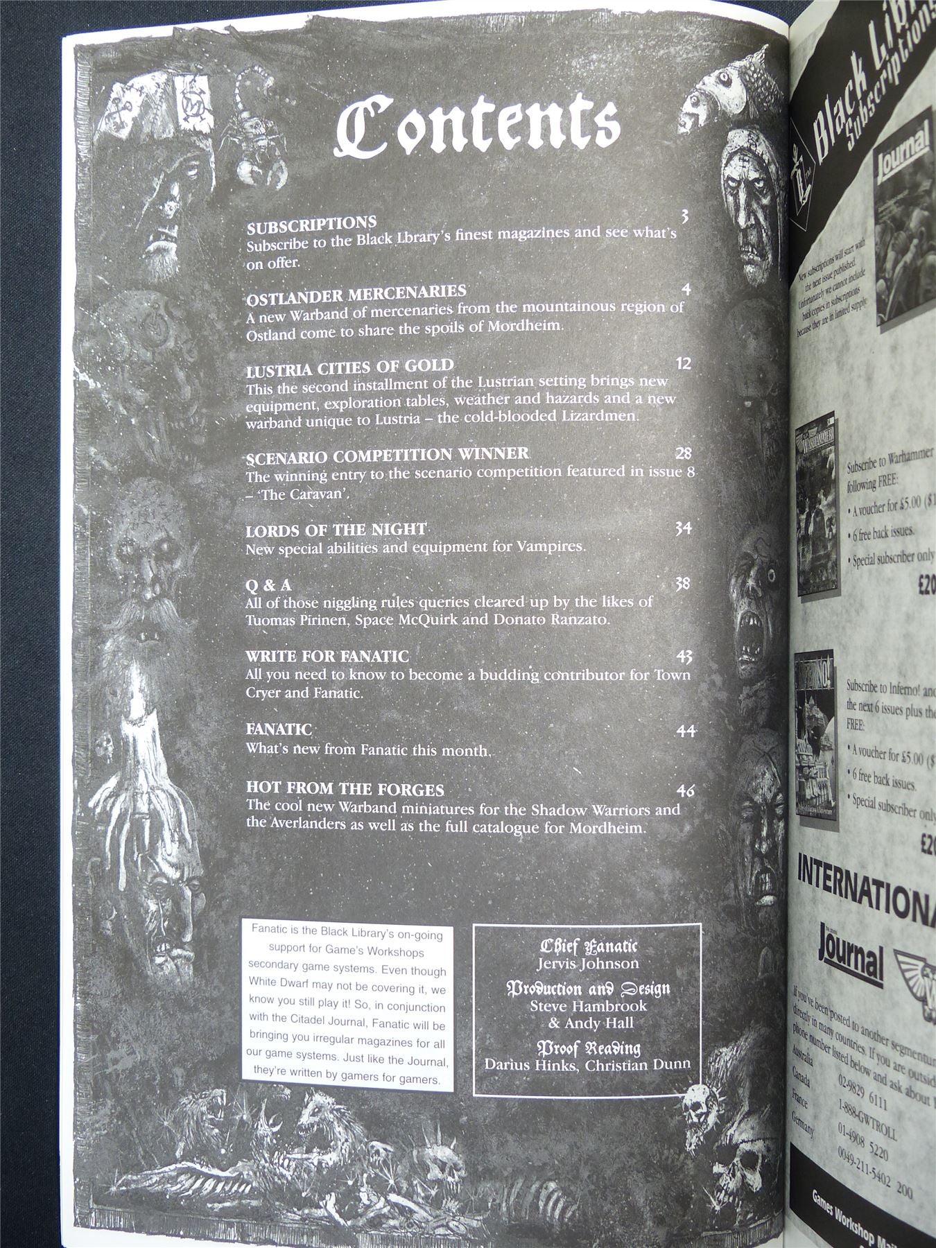 Mordheim: Town Cryer #11 Burly Ostland Mountain Folk - Games Workshop Magazine #1N7