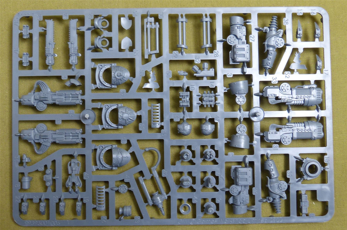 Contemptor Dreadnought complete sprue - Adepta Astartes - Warhammer HH #2F0