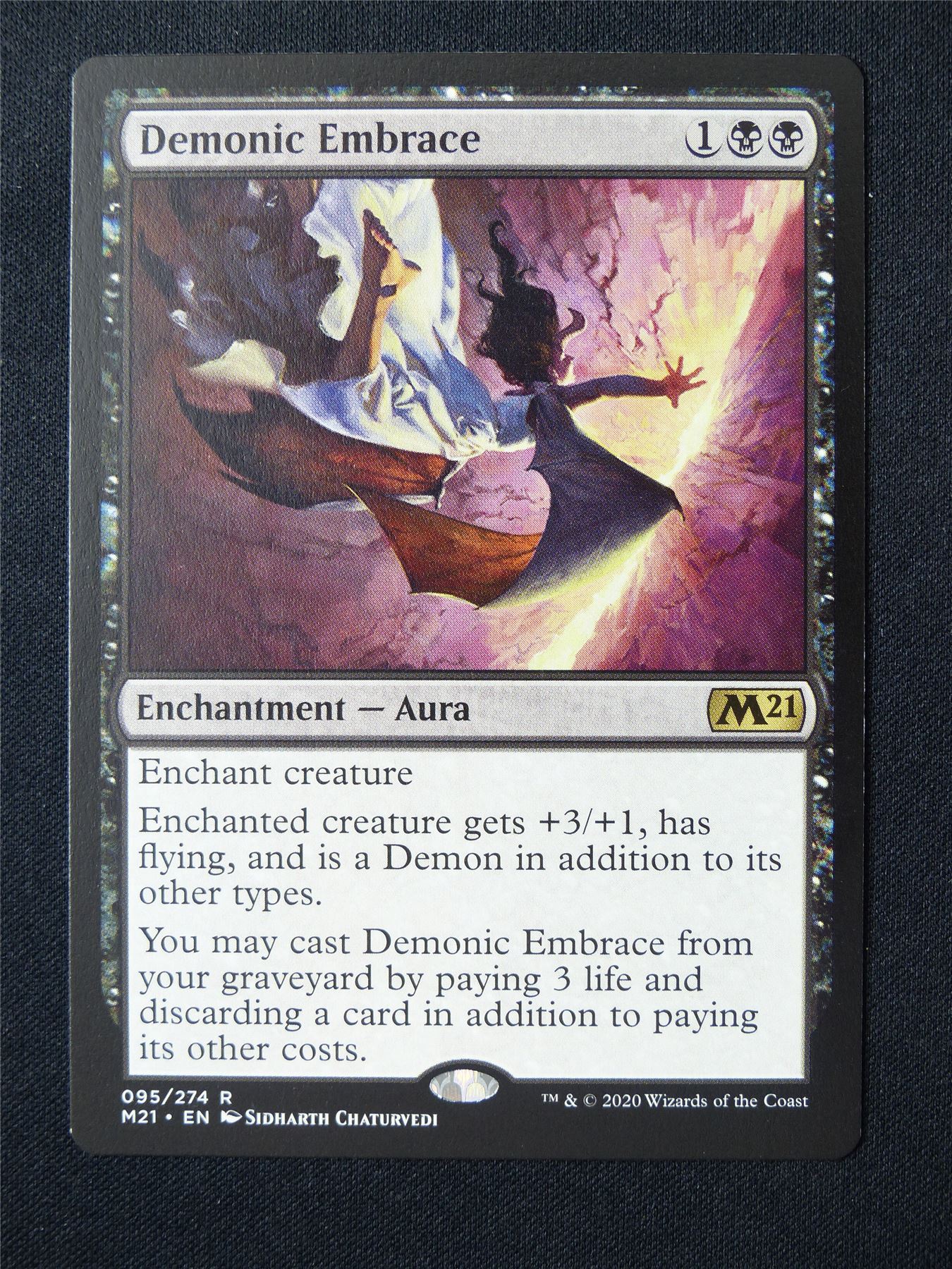 Demonic Embrace - M21 - Mtg Card #5AZ