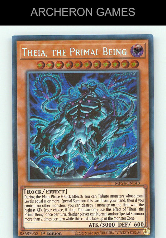 Theia, the Primal Being SEC YUGIOH Card
