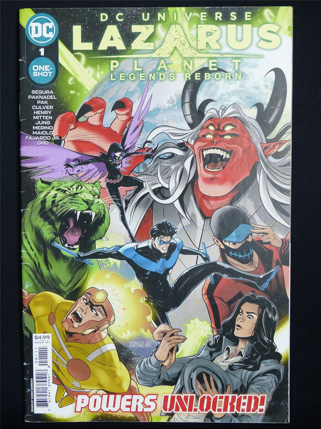 DC Universe: LAZARUS Planet: Legends Reborn #1 - DC Comic #2V5