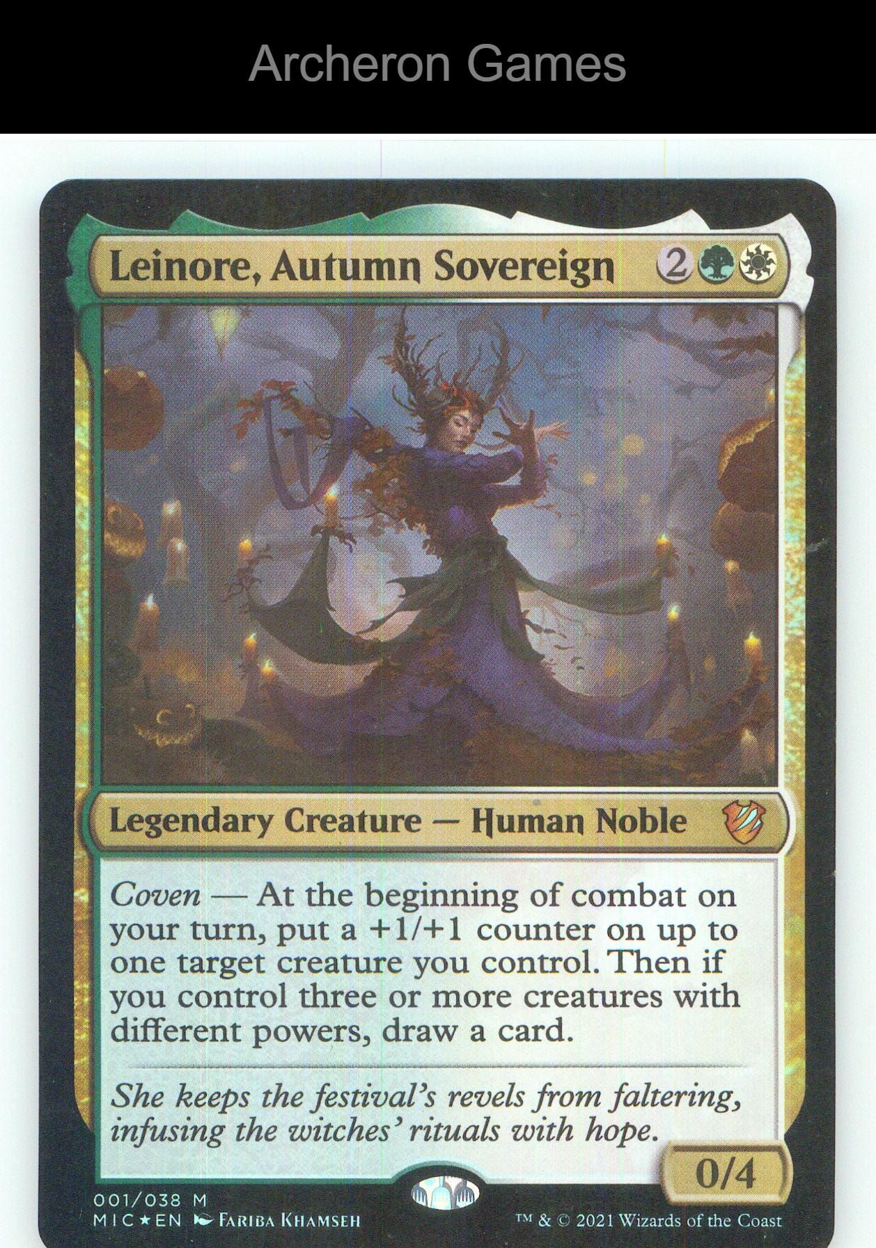 Leinore, Autumn Sovereign MIC 1 Mythic MTG Card NM/EX+ Foil