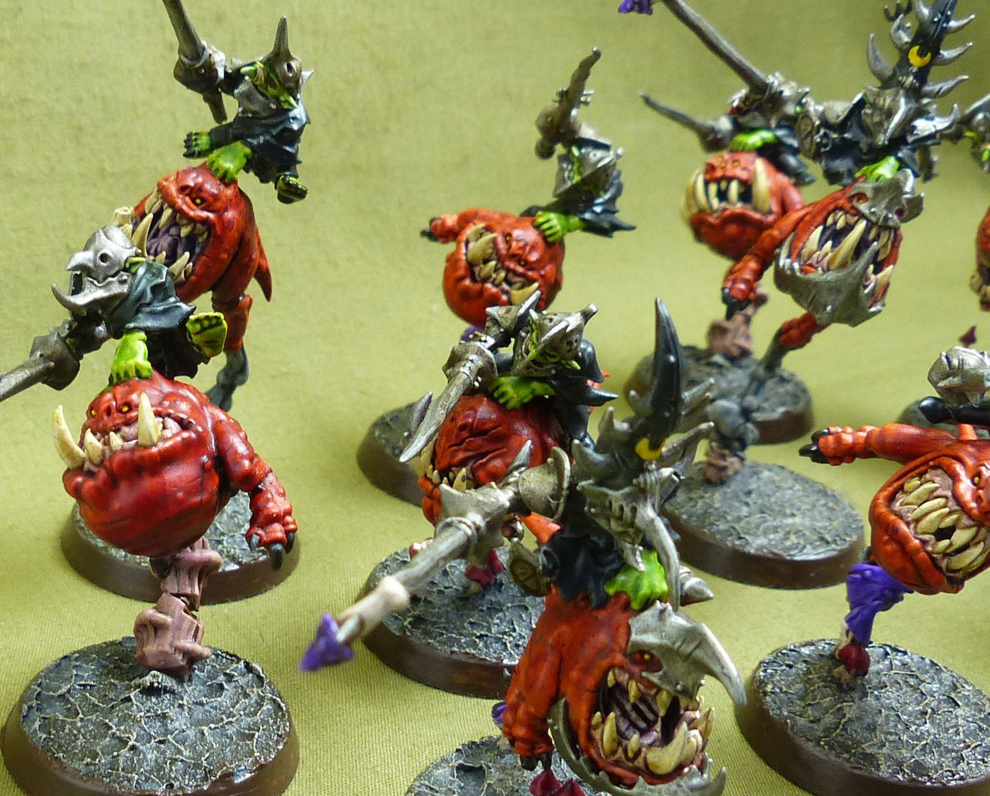 Squig Hoppers painted - Gloomspite Gitz - Warhammer AoS #FM