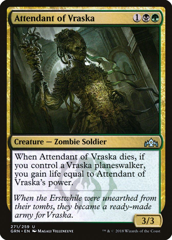 Attendant of Vraska - Guilds of Ravnica grn