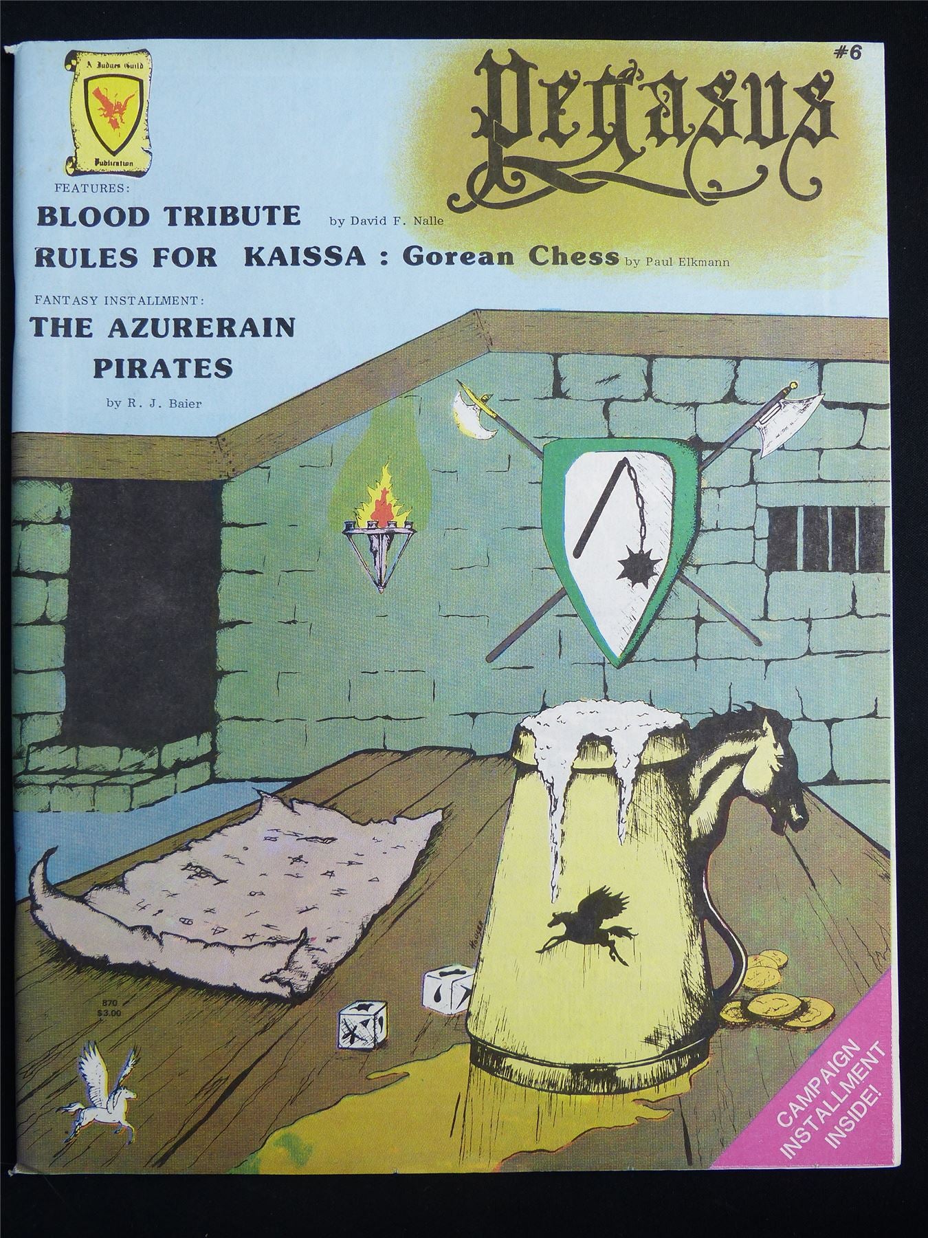 Pegasus: Blood Tribute -  Judges Guild Publications Booklet #2SV