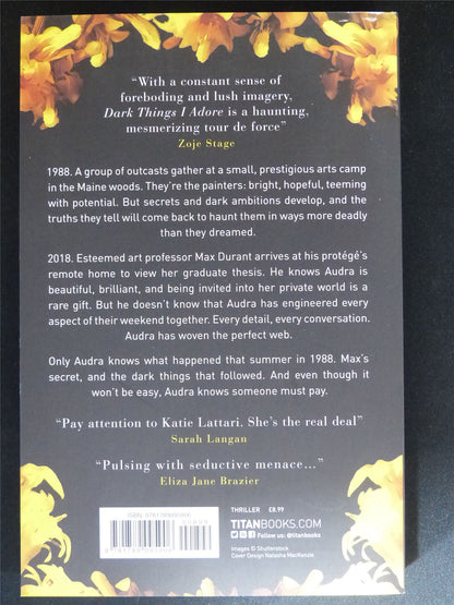 Dark Things I Adore - Titan Novel Book Softback #91