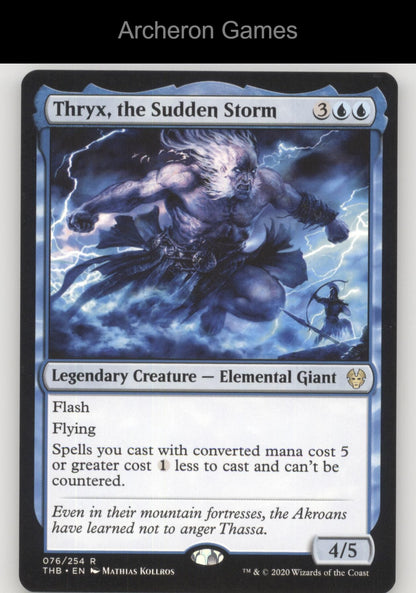 Thryx, the Sudden Storm 76 R MTG Card Theros Beyond Death