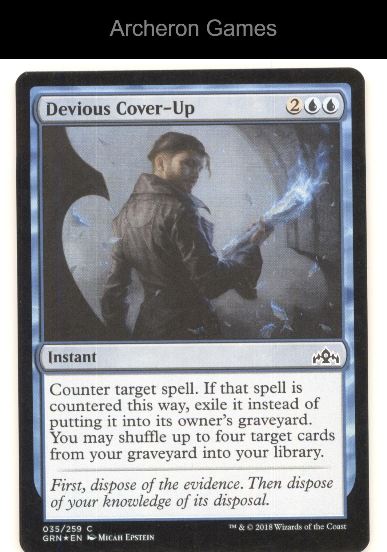Devious Cover-Up 35 C MTG Card Guilds of Ravnica