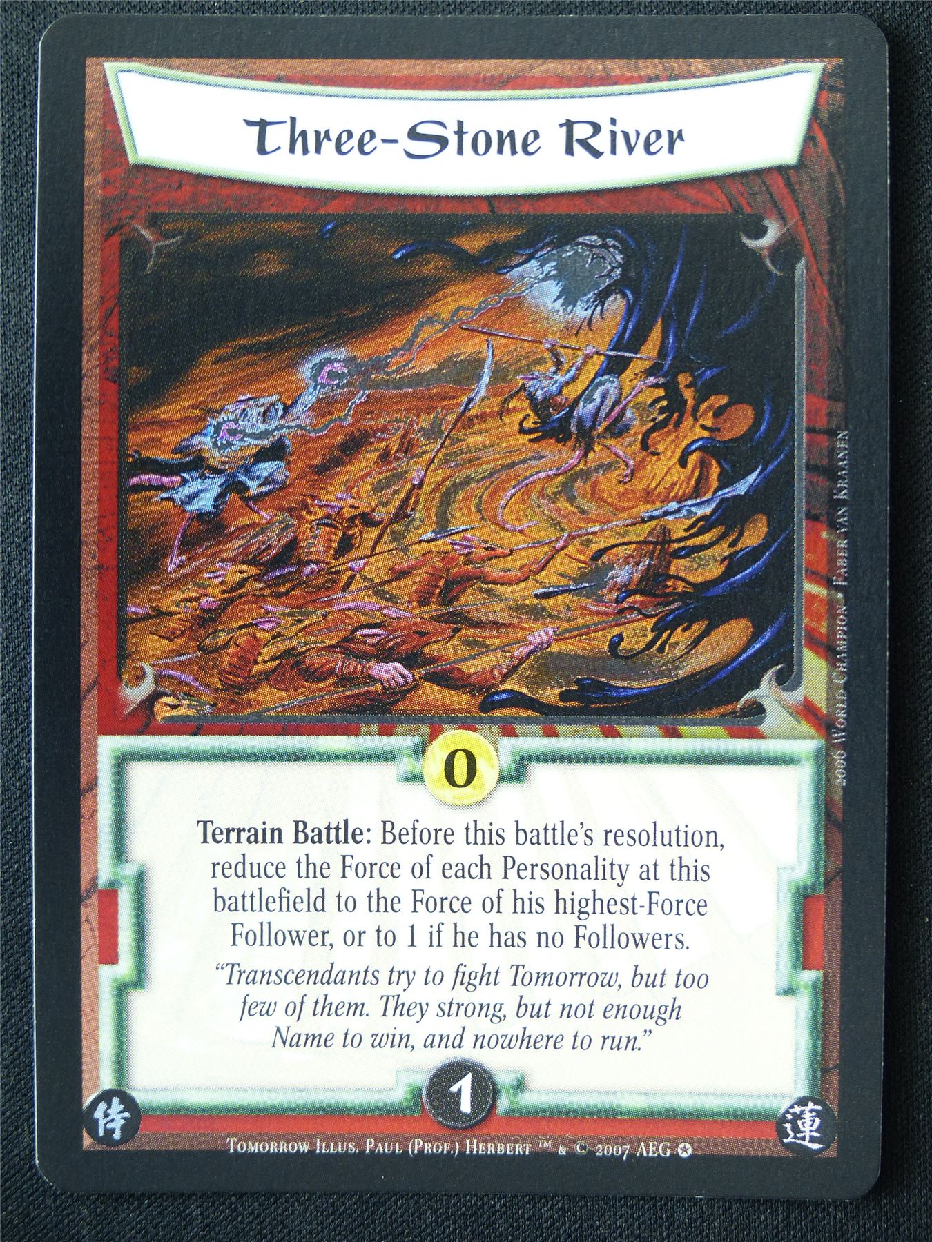 Three-Stone River Foil - Tom - Legend of the Five Rings L5R Card #W5
