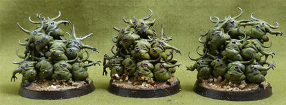 Nurglings painted - Chaos Daemons - Warhammer 40K #5C8