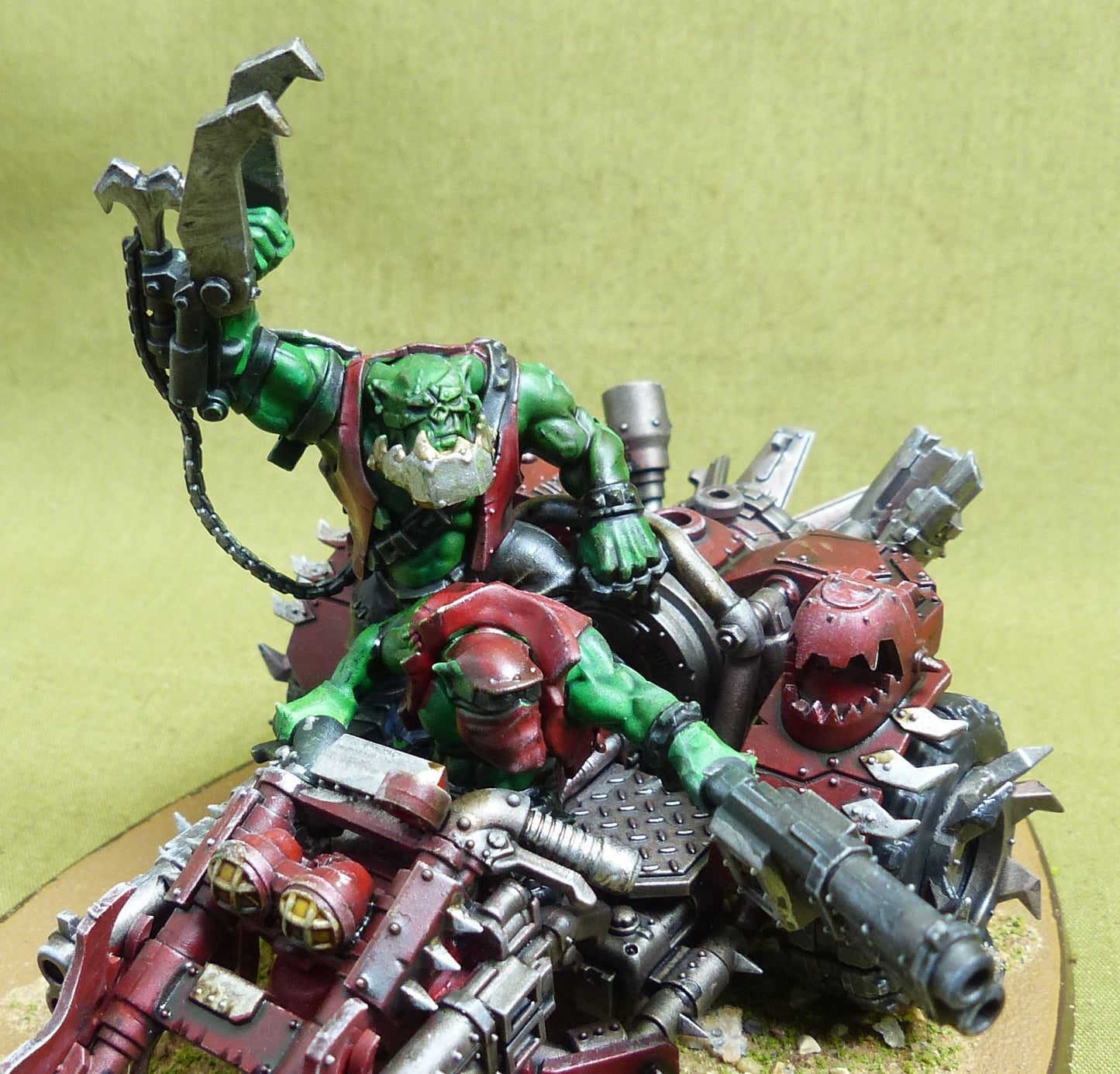Deffkilla Wartrike painted - Orks - Warhammer 40K #2Q4