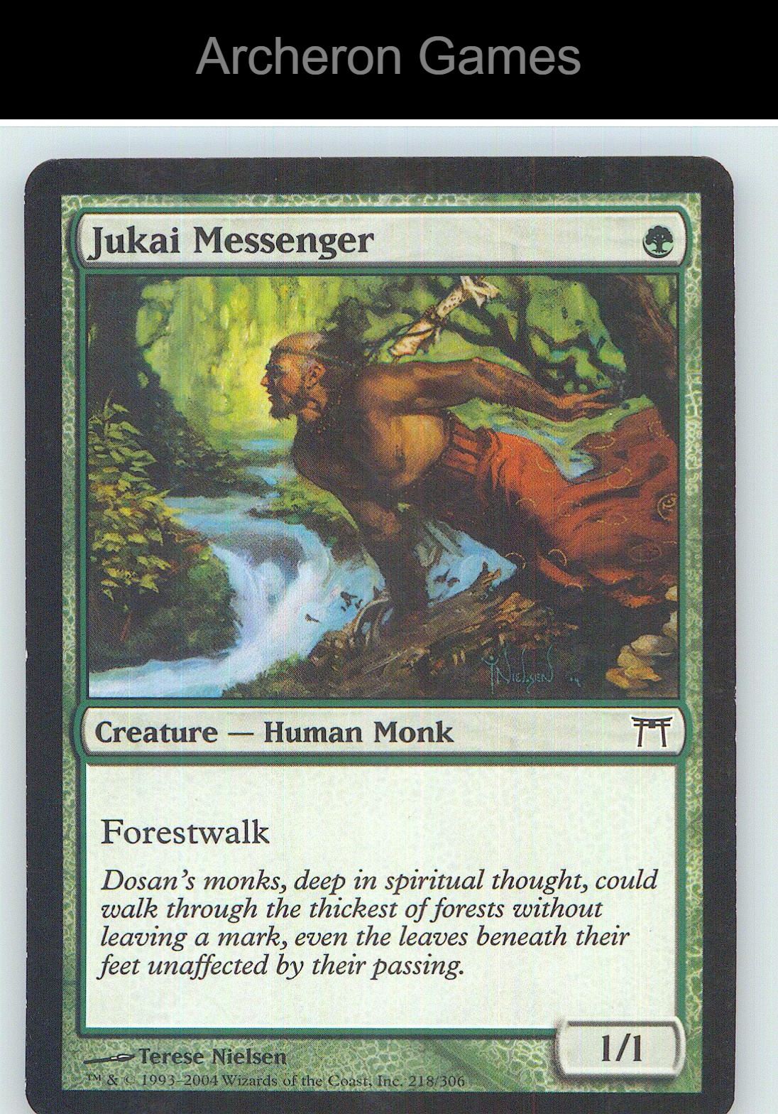 Jukai Messenger CHK 218 C MTG Card NM/EX+