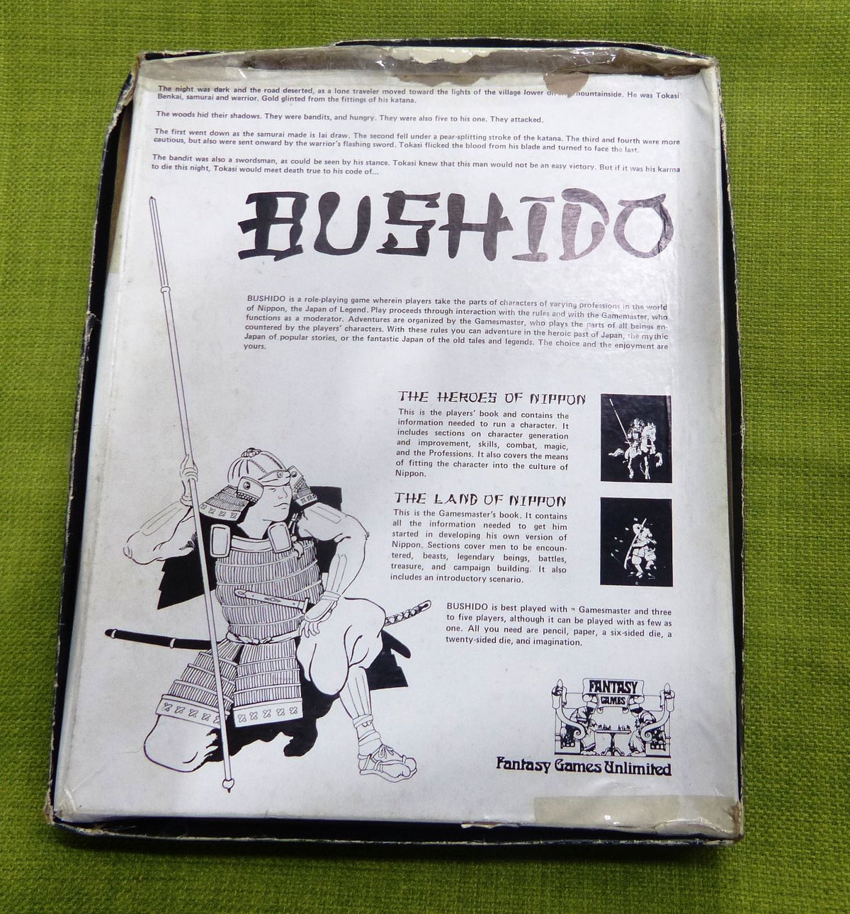 Bushido - Roleplay Adventure in Samurai Japan - Fantasy Games 6801 #6S