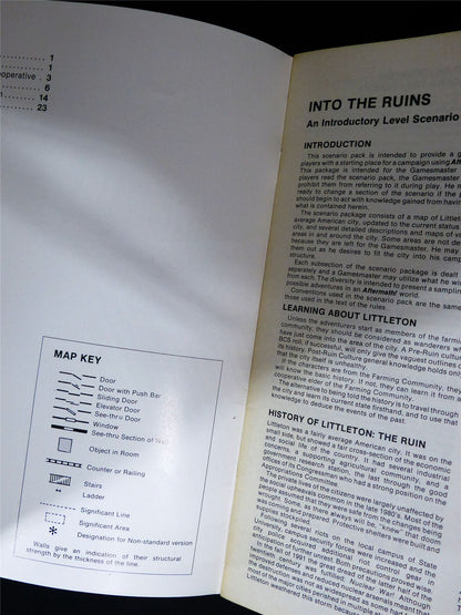 Aftermath! Scenario Pack 1: Into the Ruins - Fantasy Games booklet #2VE