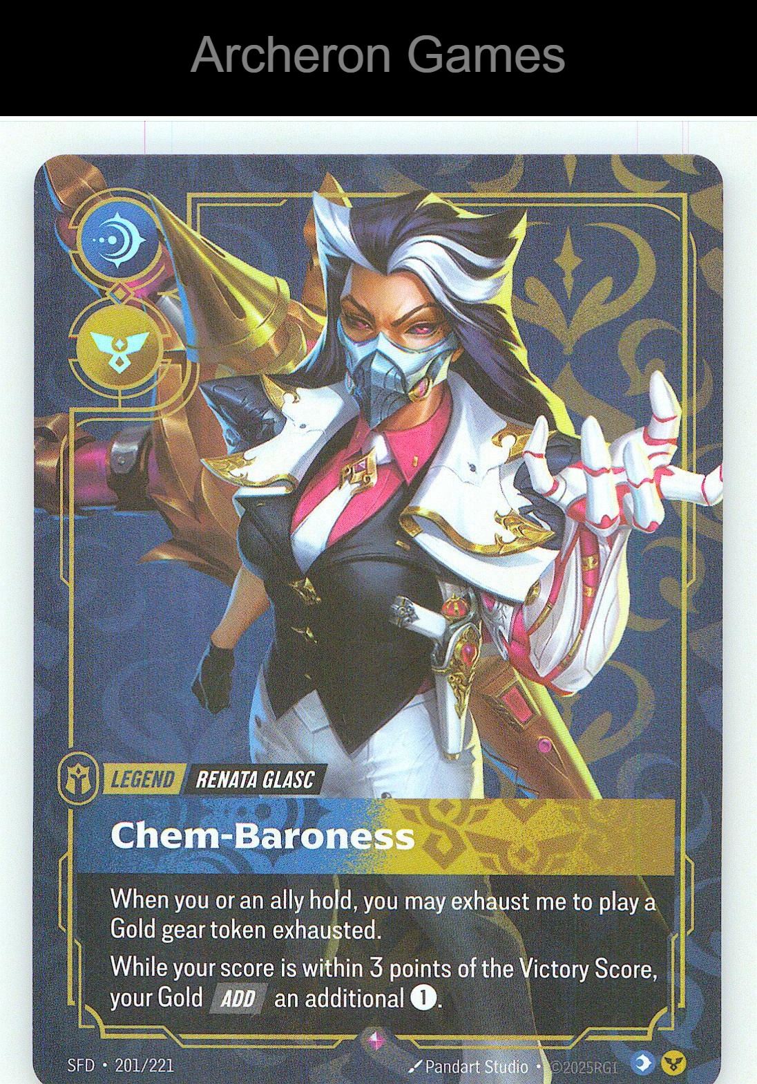 Renata Glasc - Chem-Baroness SFD 201/221 R Spiritforged Riftbound Card