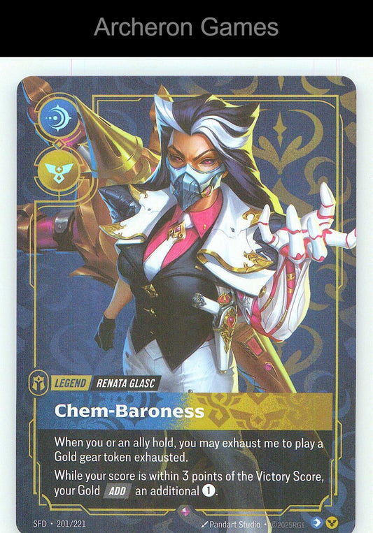 Renata Glasc - Chem-Baroness SFD 201/221 R Spiritforged Riftbound Card