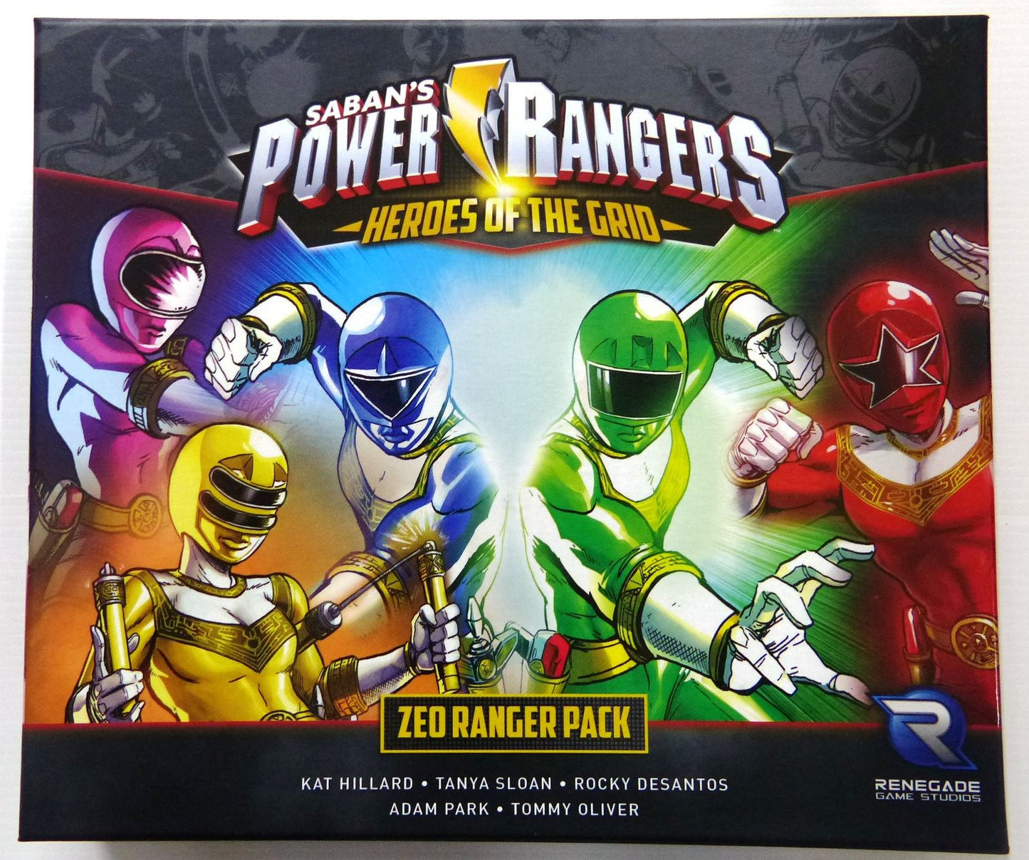 Zeo Ranger Pack - Power rangers: Heros of the grid - Board Game #2DS