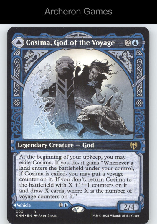 Cosima, God of the Voyage (Showcase) 303 R MTG Card Kaldheim