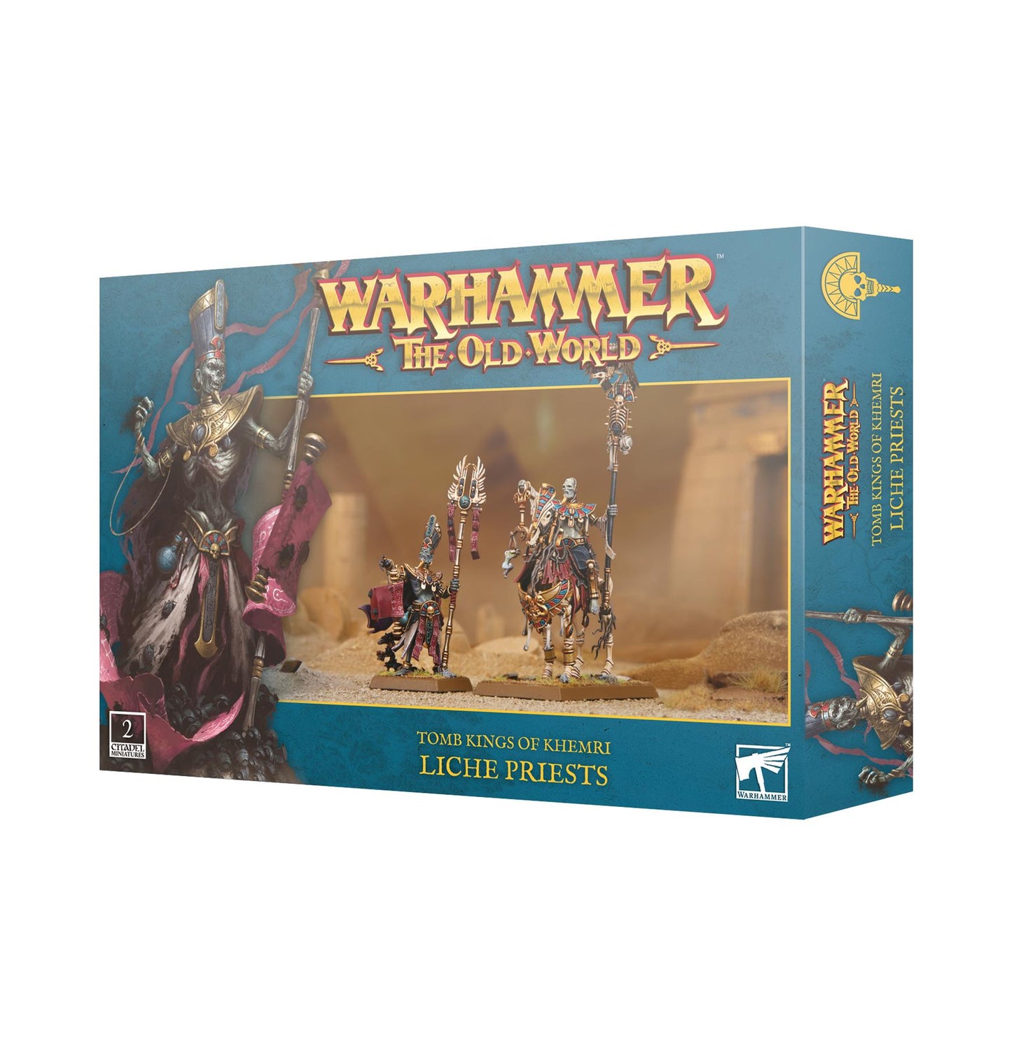 LICHE PRIESTS - TOMB KINGS OF KHEMRI WARHAMMER:THE OLD WORLD AVAILABLE FROM 18/10/2025