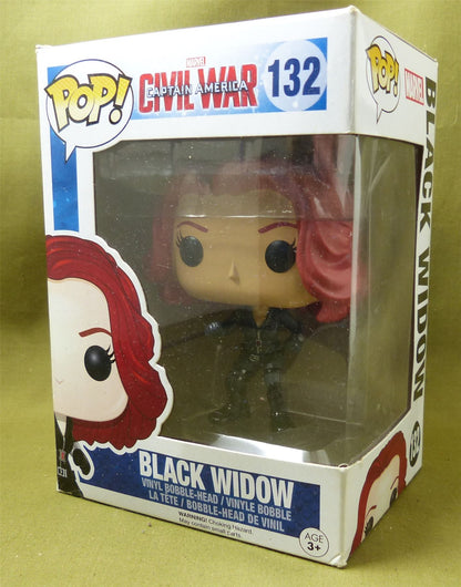 Black Widow 132 - Captain America Civil War - Funko Pop! Figure #GU