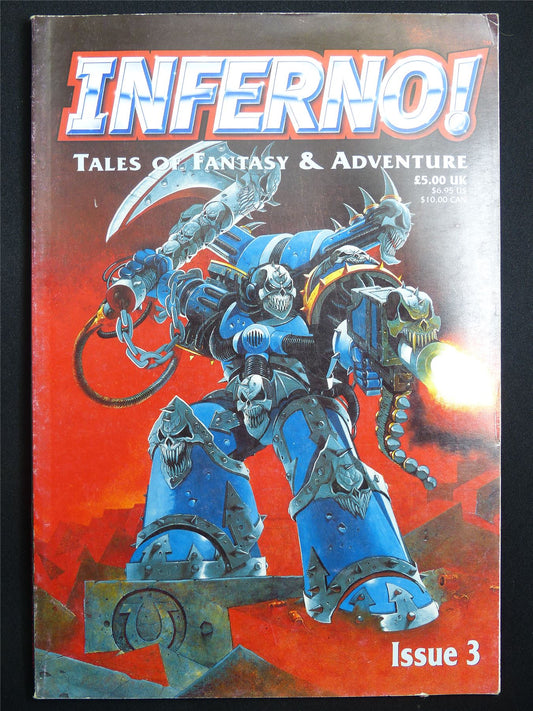 Inferno! Tales of Fantasy and Adventure #3 - Vintage Games Workshop Black Library Publications