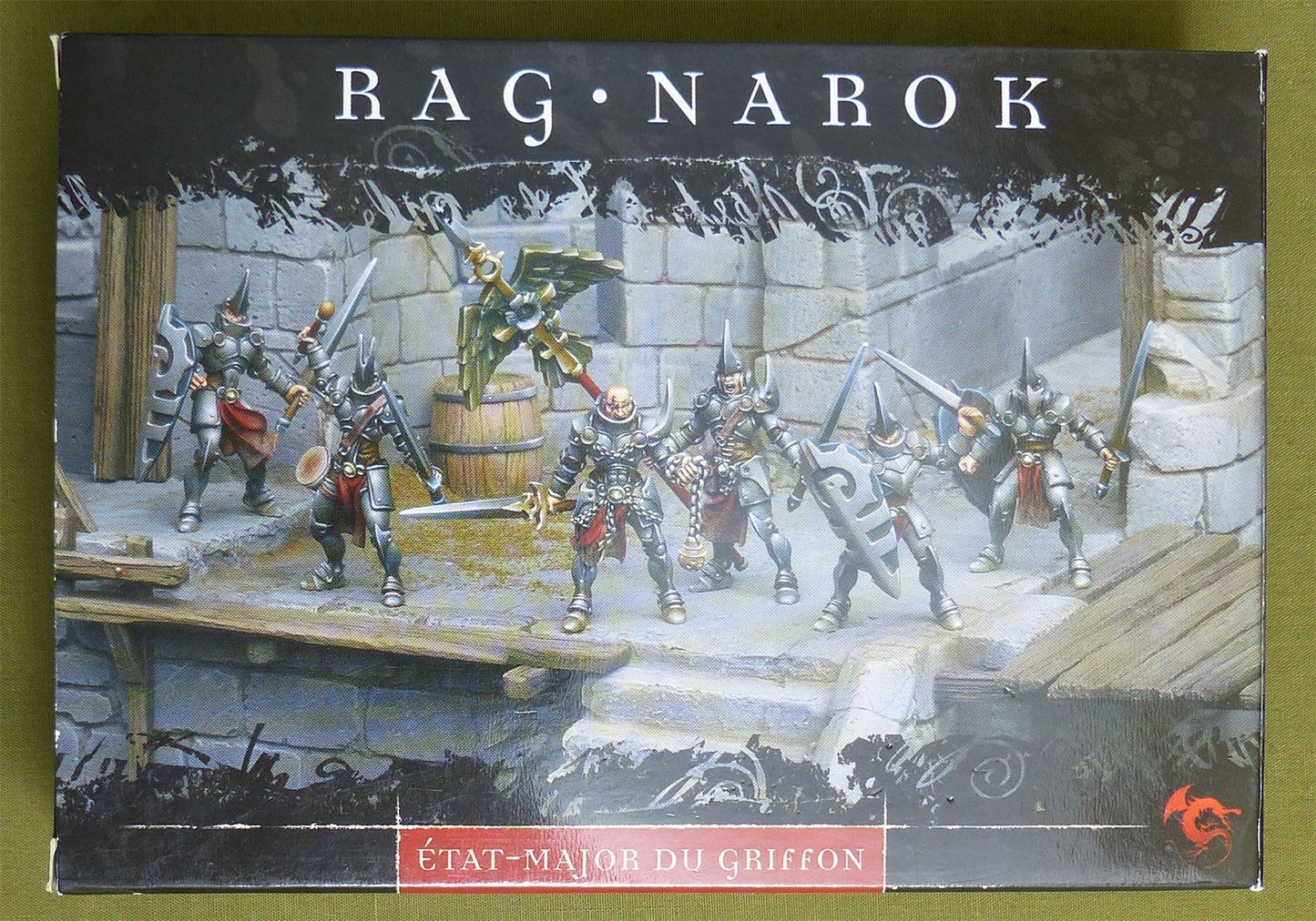 War-Staff of the Griffin: Warriors of the Crusades - Rackham Metal Minis OOP #25D