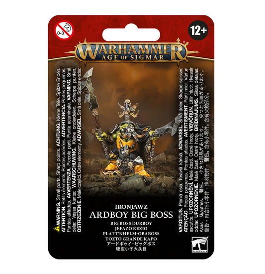 Ardboy Big Boss - Ironjawz - Warhammer Age of Sigmar -  available from 23/09/23