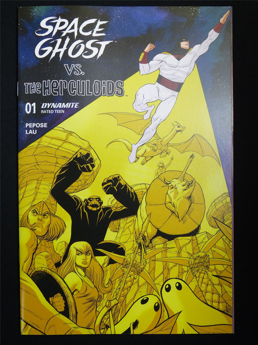 SPACE Ghost vs The Herculoids #1 Cvr B - Sep 2026 Dynamite Comic #4DI