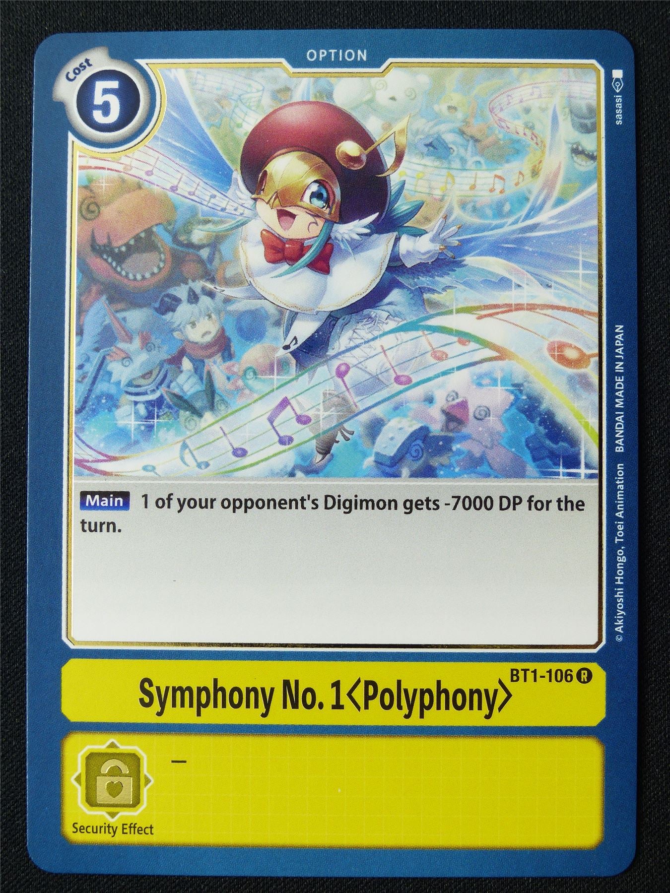 Symphony No.1 Polyphony BT1-106 R - Digimon Card #17G