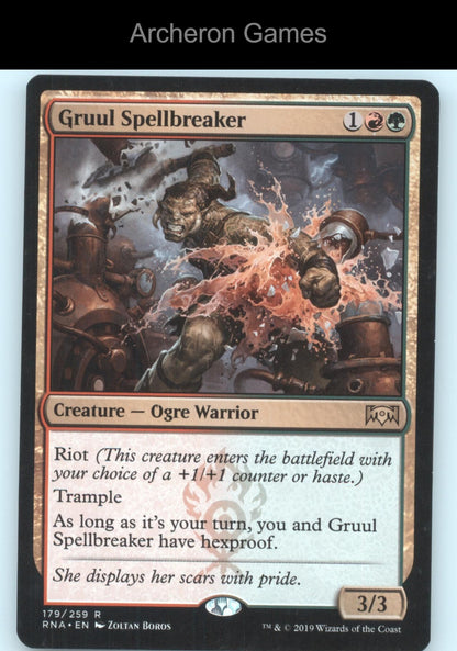 Gruul Spellbreaker 179 R MTG Card Promo Pack: Throne of Eldraine