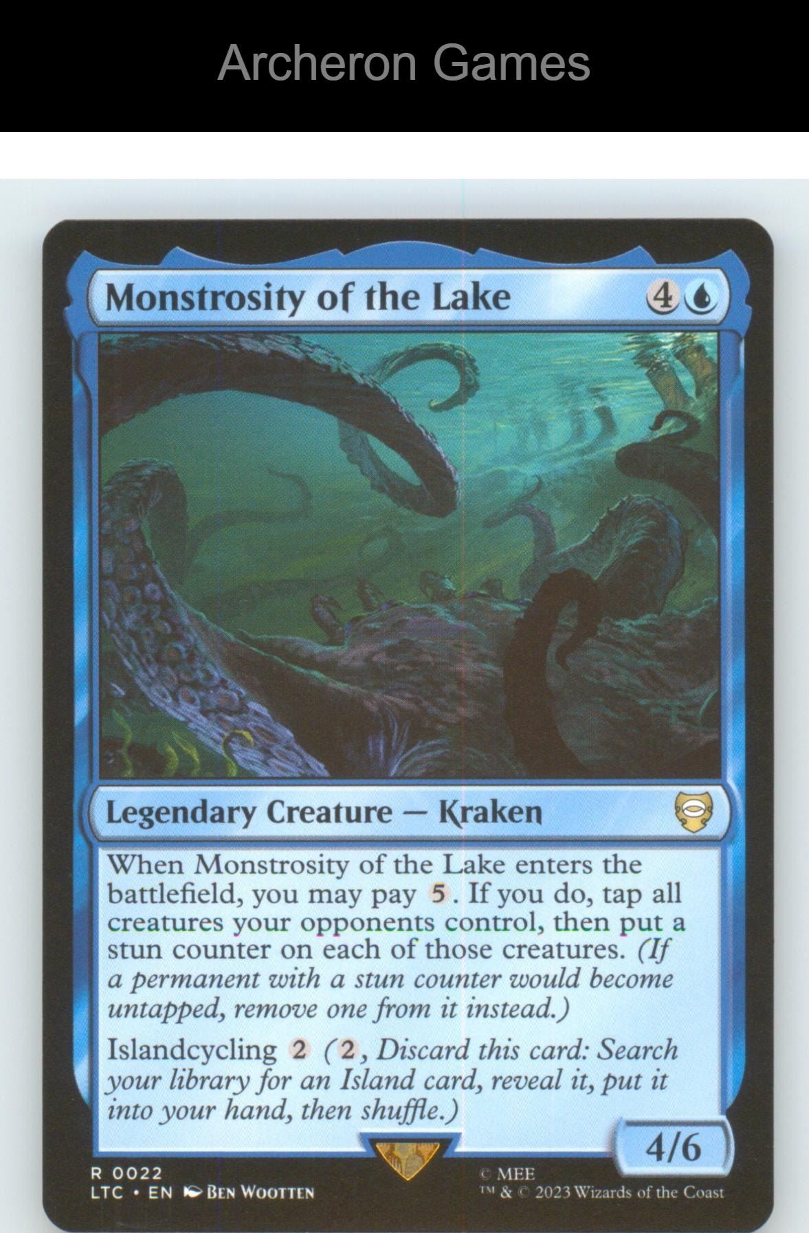 Monstrosity of the Lake LTC 22 R MTG Card NM/EX+