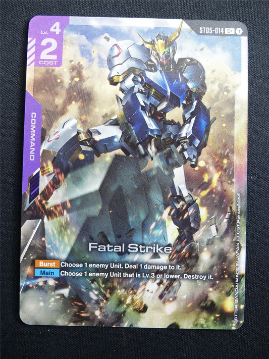Fatal Strike ST05-014 C+ Foil - Gundam Card #3JM