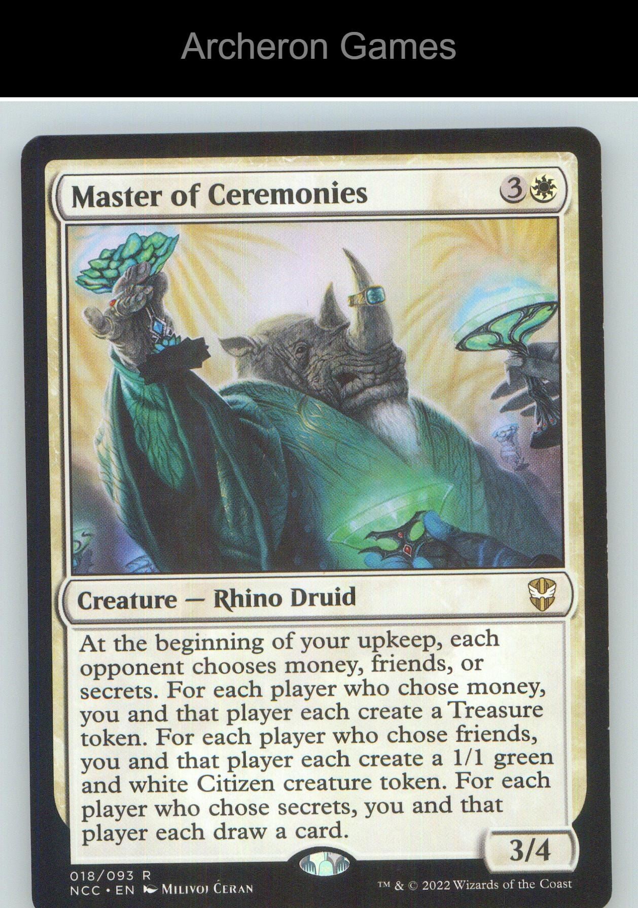 Master of Ceremonies NCC 18 R MTG Card NM/EX+