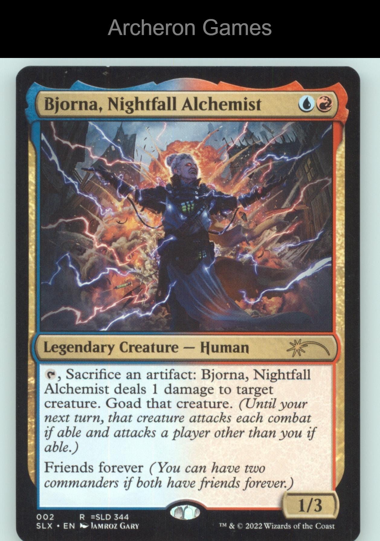 Bjorna, Nightfall Alchemist 2 R MTG Card SLX Cards