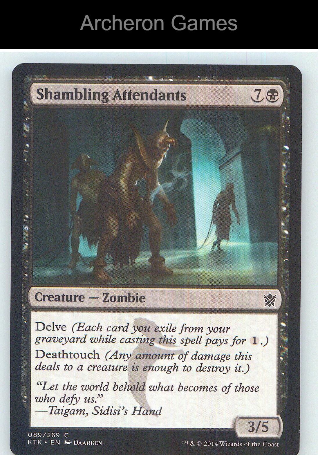 Shambling Attendants KTK 89 C MTG Card NM/EX+