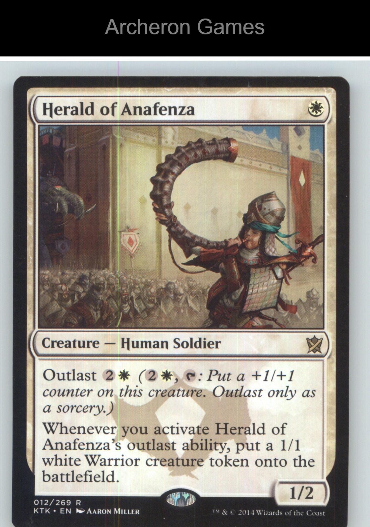 Herald of Anafenza KTK 12 R MTG Card NM/EX+