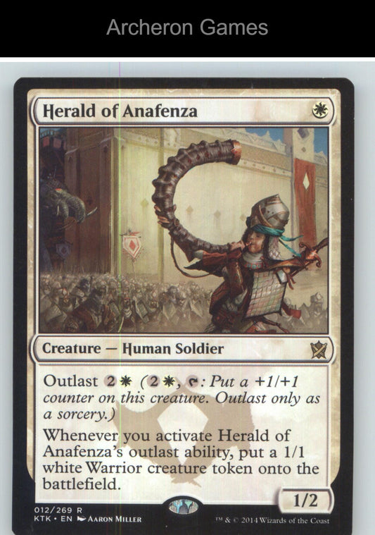Herald of Anafenza KTK 12 R MTG Card NM/EX+