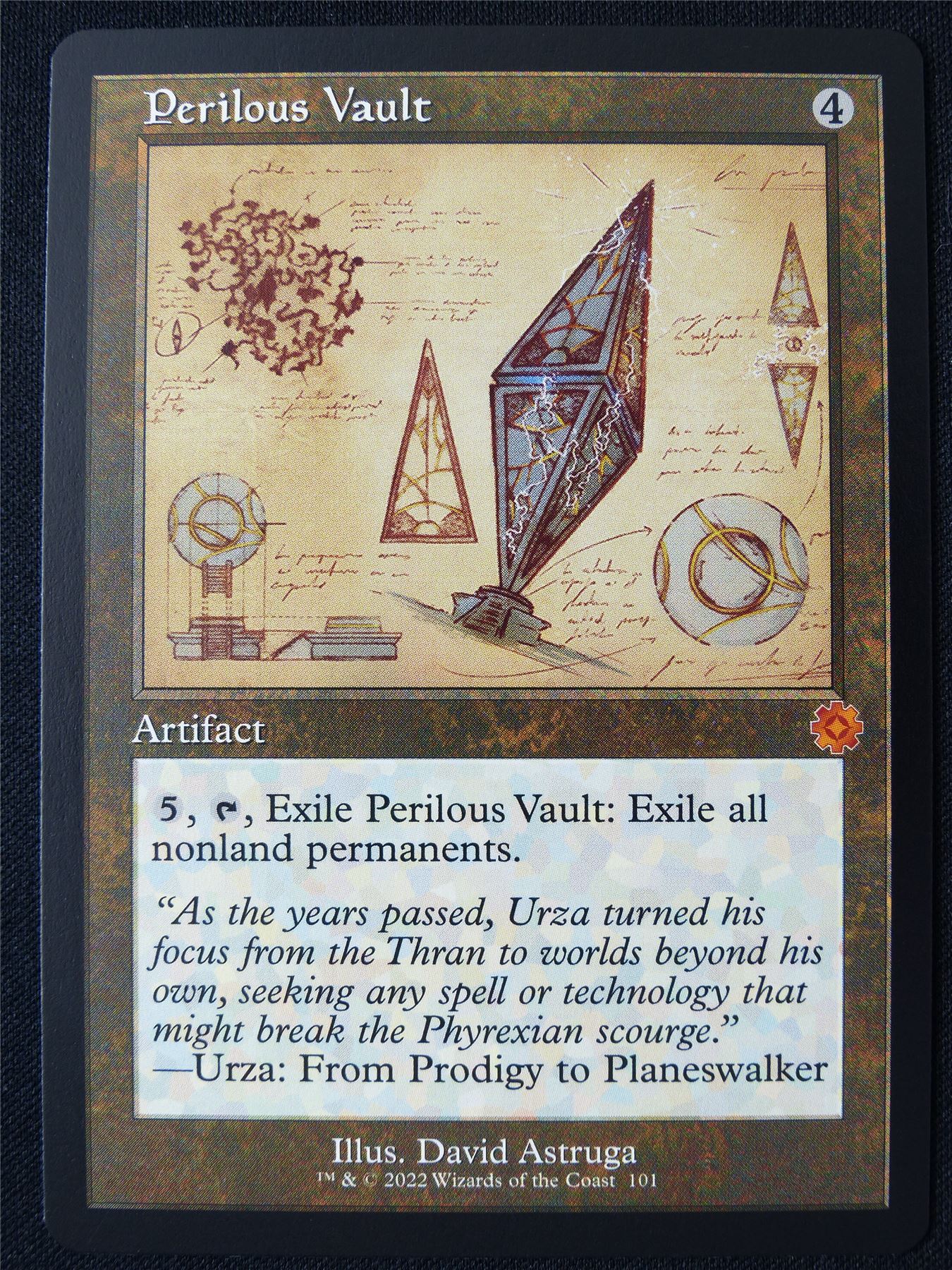 Perilous Vault Retro Schematic - BRO - Mtg Card #1MF