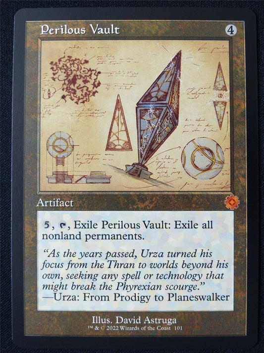Perilous Vault Retro Schematic - BRO - Mtg Card #1MF