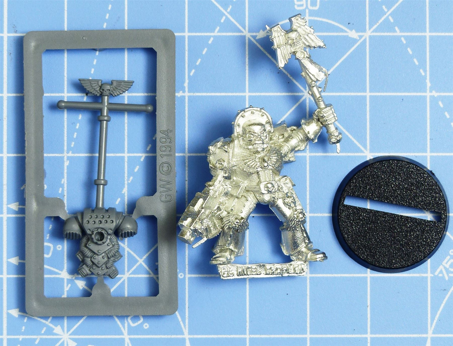 Classic Metal Death Company Chaplain OOP - Warhammer 40K #GE