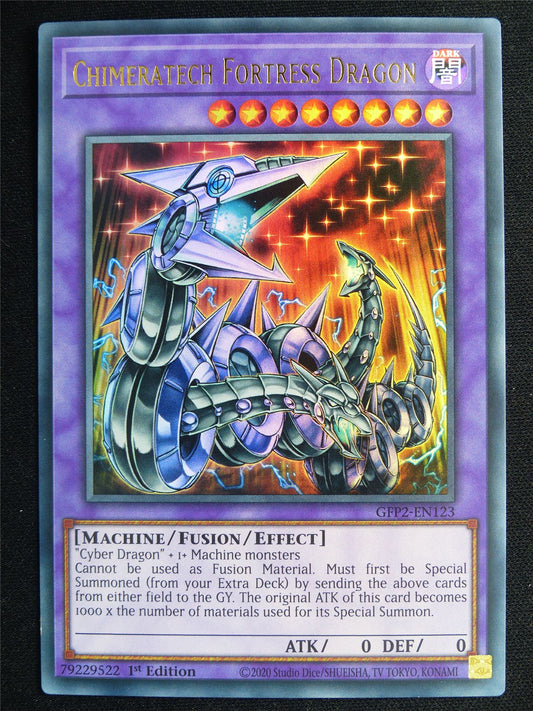 Chimeratech Fortress Dragon GFP2 Ultra Rare - 1st ed Yugioh Card #4SQ