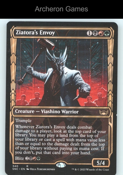 Ziatora's Envoy (Showcase) 340 R MTG Card Streets of New Capenna