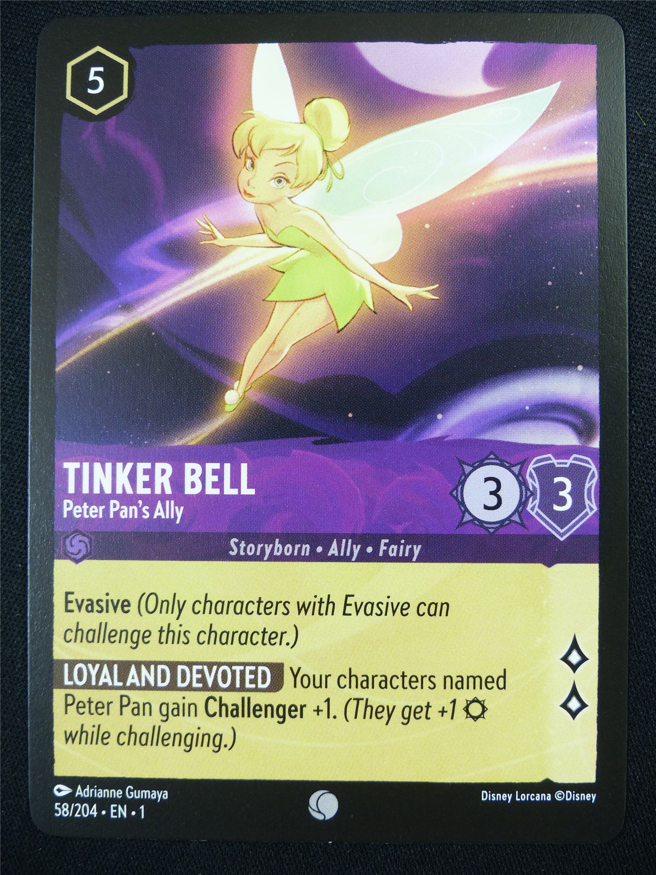 Tinker Bell 58/204 - Lorcana Card #4RD