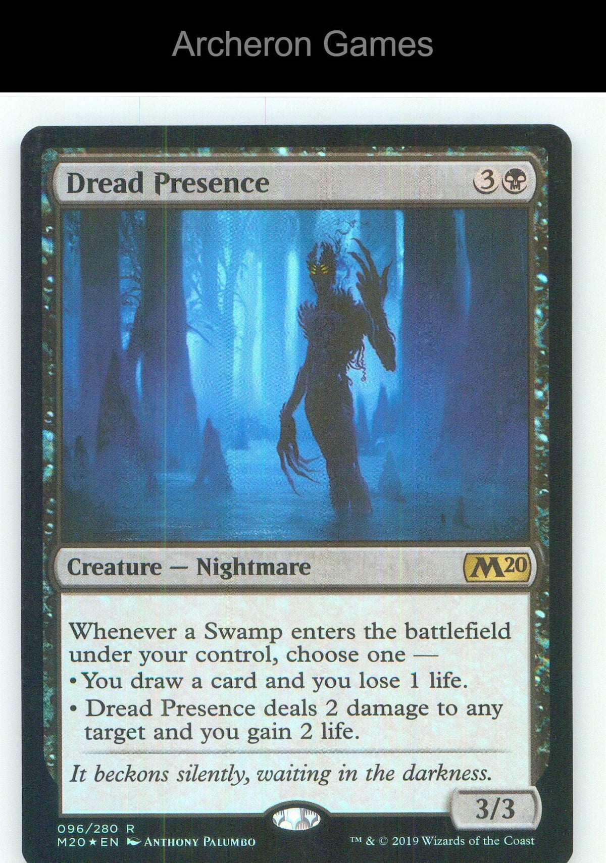 Dread Presence M20 96 R MTG Card NM/EX+ Foil