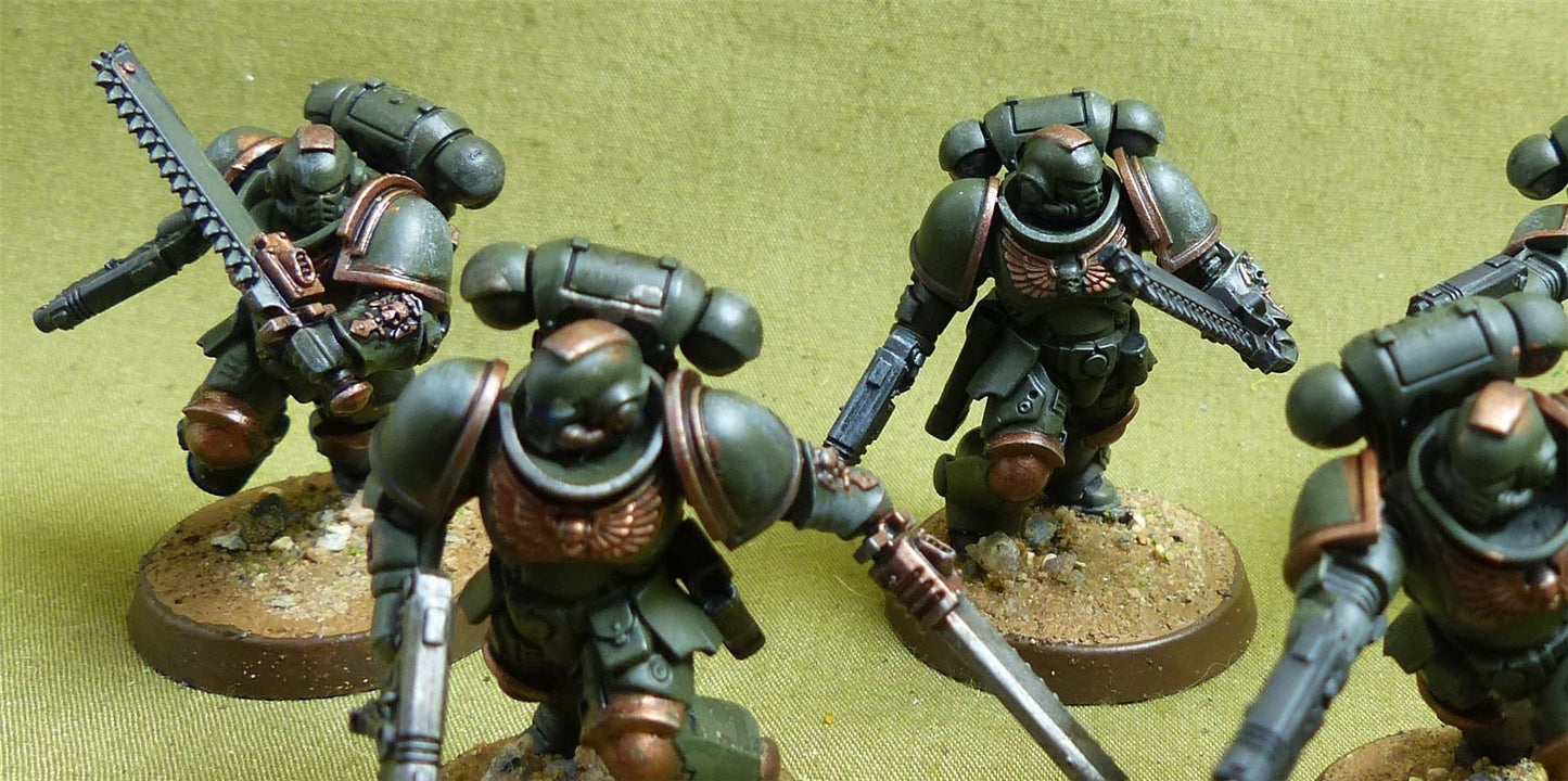 Assault Intercessor Squad set of 6 painted - Space Marines - Warhammer 40K #2NX