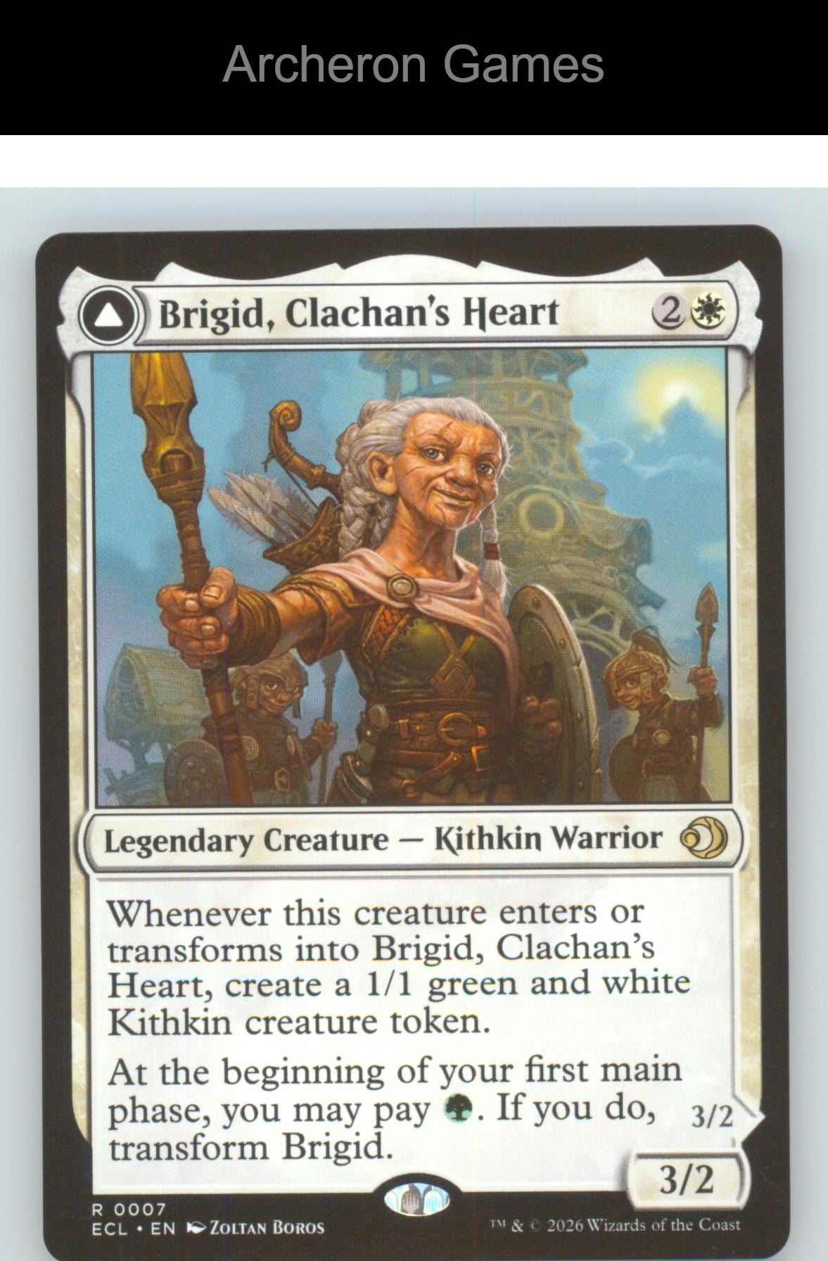 Brigid, Clachan's Heart ECL 7 R MTG Card NM/EX+