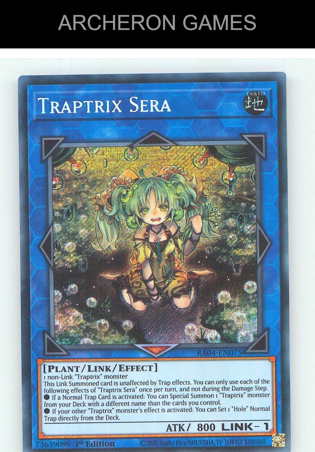 Traptrix Sera (Secret Rare) SEC YUGIOH Card 1st Edition