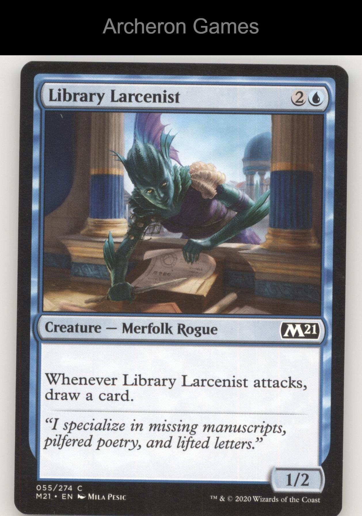 Library Larcenist 55 C MTG Card Core Set 2021