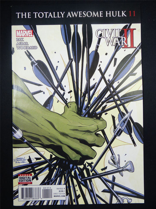 The Totally Awesome HULK #11 - Civil War 2 - Marvel Comic #G7